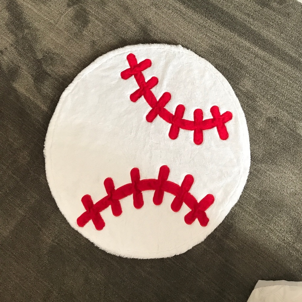 ⚾️ baseball baby blanket